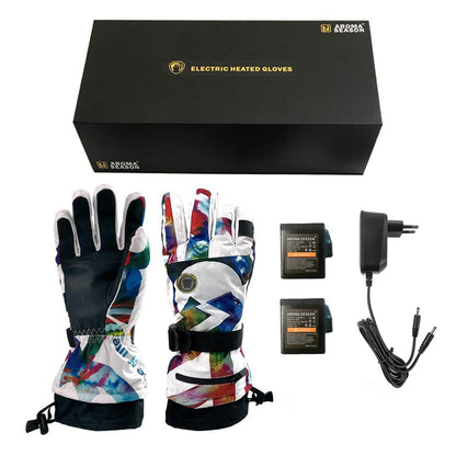 aroma season beheizbare handschuhe modell snow Beheizbare Handschuhe "Colored" – AROMA SEASON