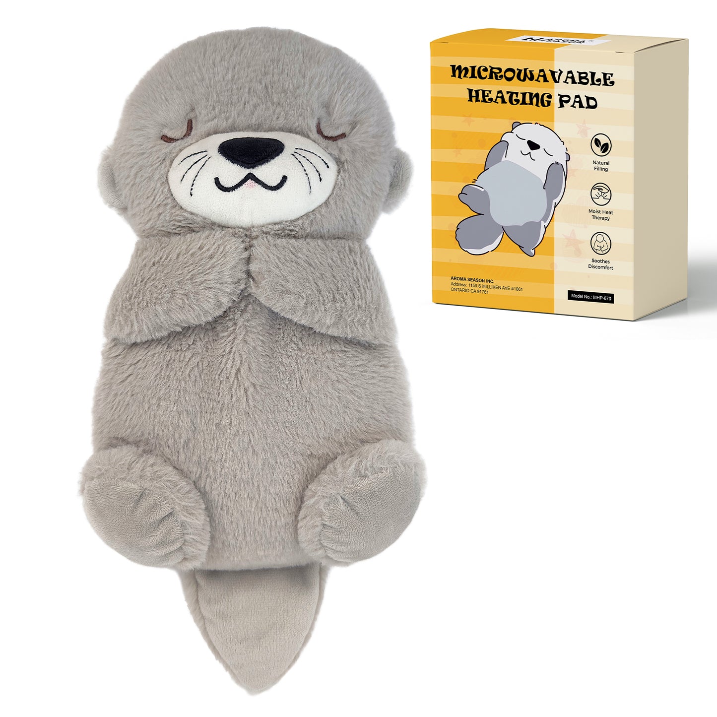 Körnerkissen "Otter"