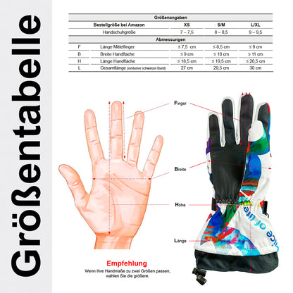 Beheizbare Handschuhe "Colored"