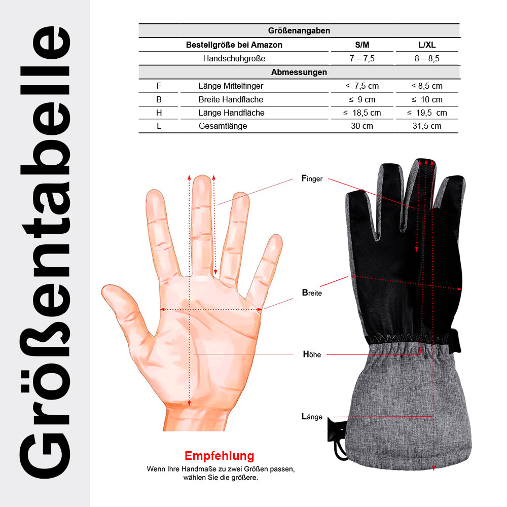Beheizbare Handschuhe